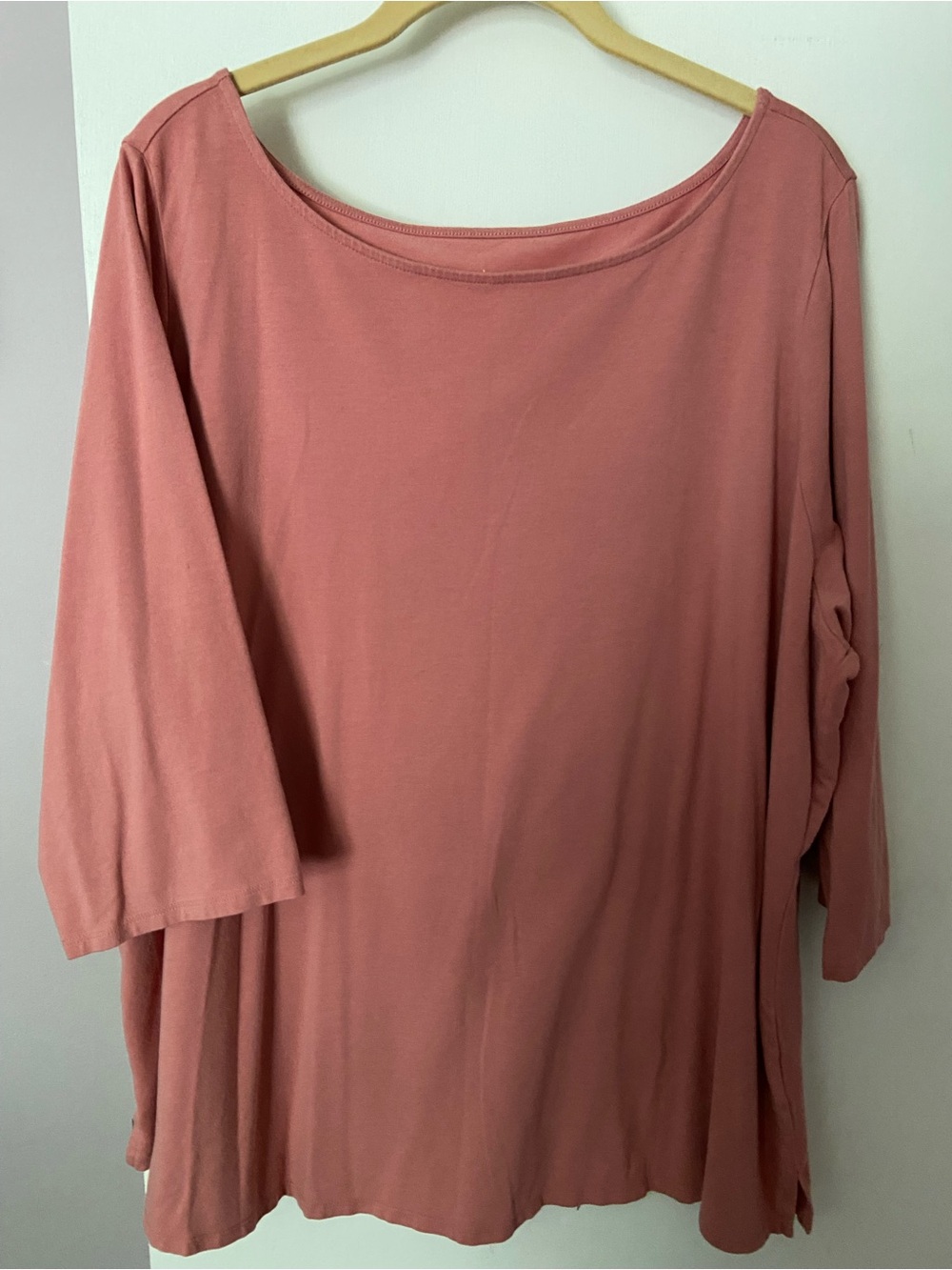 Belle by Kim Gravel triple luxe 3/4 sleeve tee